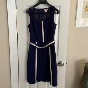 EUC Brooks Brothers Red Fleece Edition Navy with Winter White Stripes